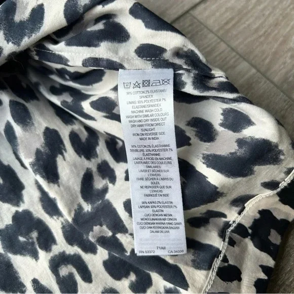 French Connection Leopard Print Racerback Cocktail Dress - Picture 8 of 13